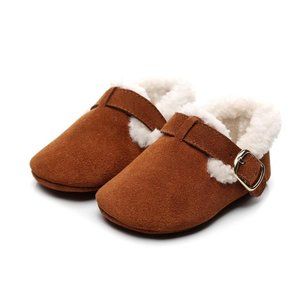 BROWN BABY TODDLER GIRL SHOES – NB, 3-6, 12-18 mts